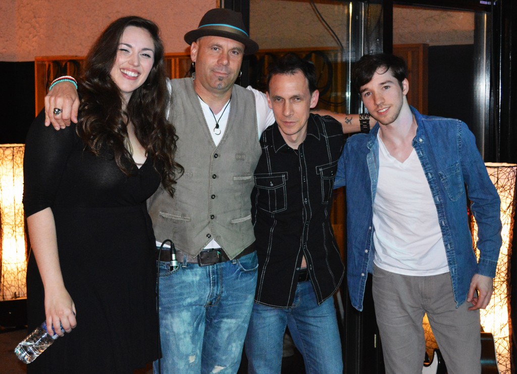 Sammi Morelli, Shane Christopher Neal, Bobby Rock and Jeff Craig pose for a group shot after the show. 
