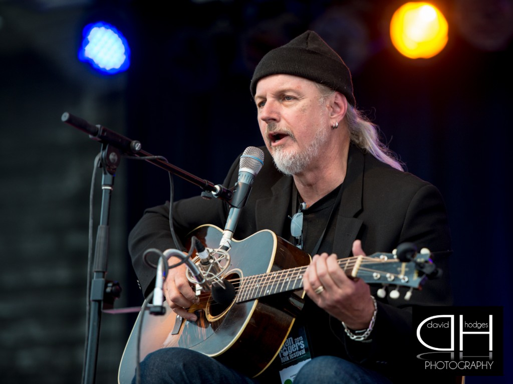 Garnet Rogers, brother of Stan Rogers, playing at "Stanfest 2015" on July 26. PHOTO CREDIT: Dave Hodges