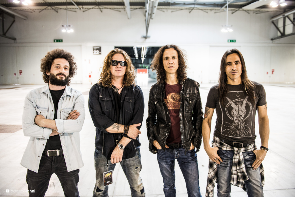 Extreme, from left, drummer Kevin Figueiredo, bassist Pat Badger, vocalist Gary Cherone, guitarist Nuno Bettencourt. 